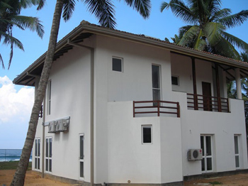 beach front villa at talpe