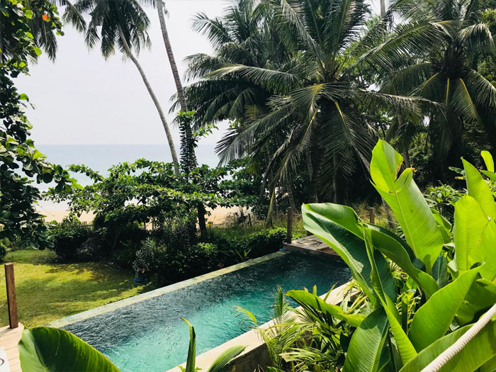 Swimming Pool Construction for Jimi at Dickwella, Sri Lanka Villa Construction Company